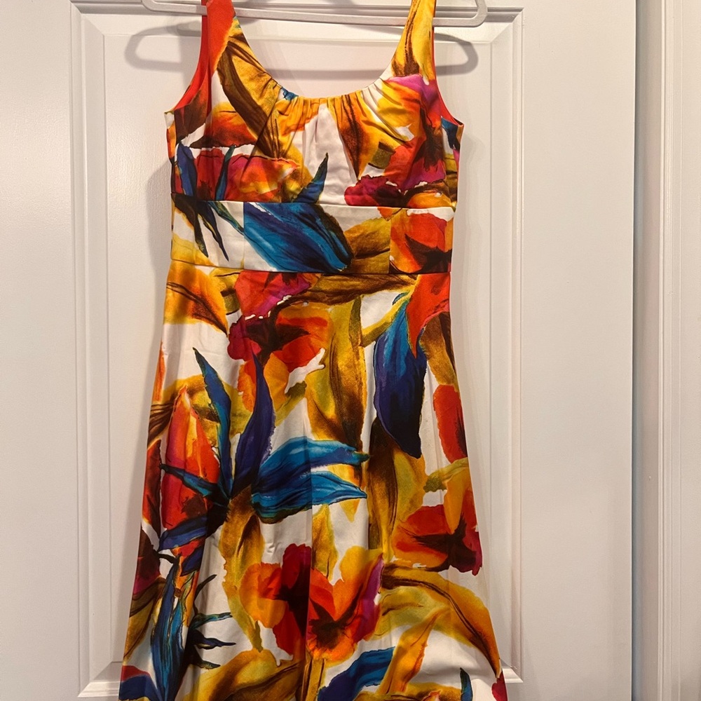 Evan Picone Multicolor Floral Dress